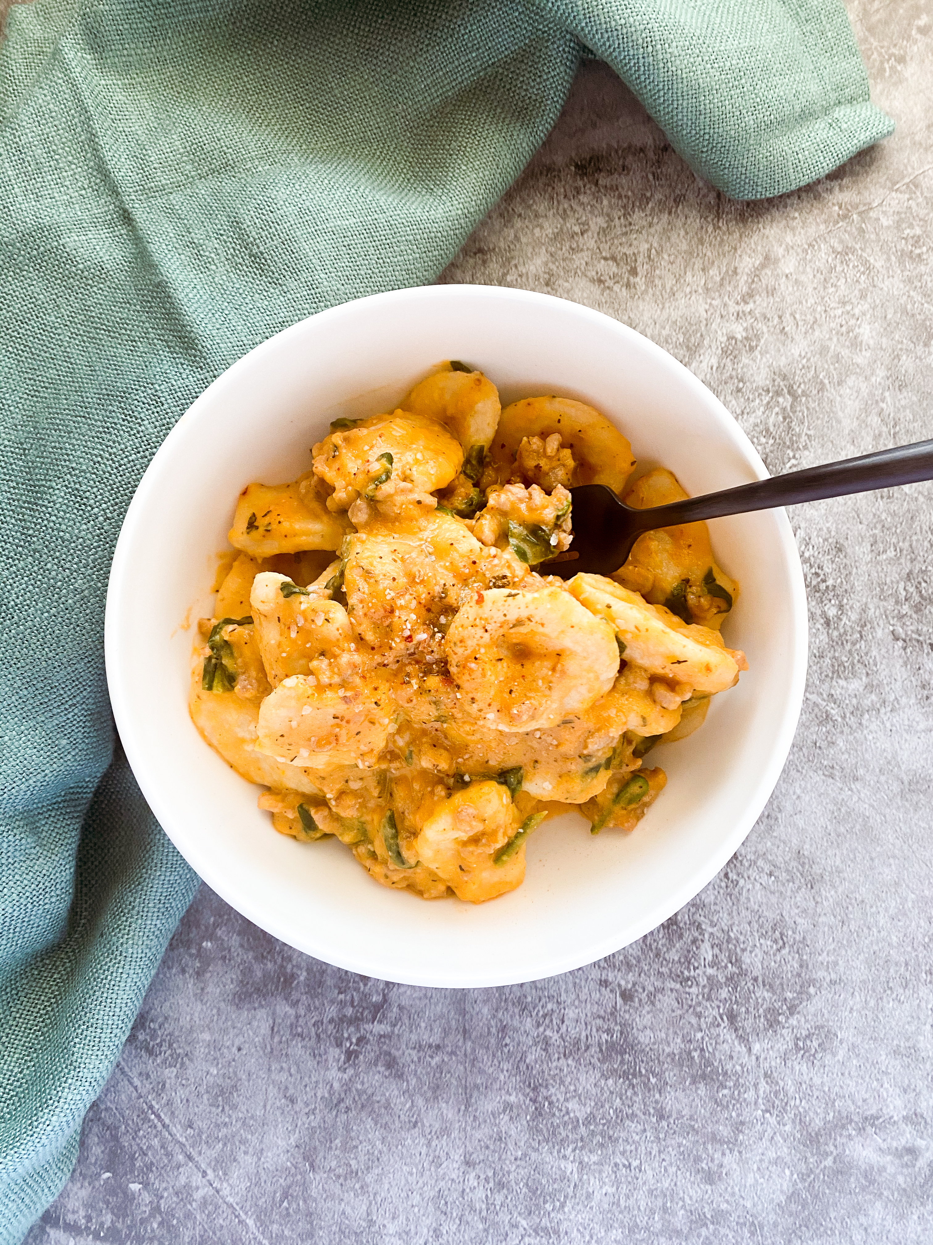 Pumpkin Pork Orecchiette