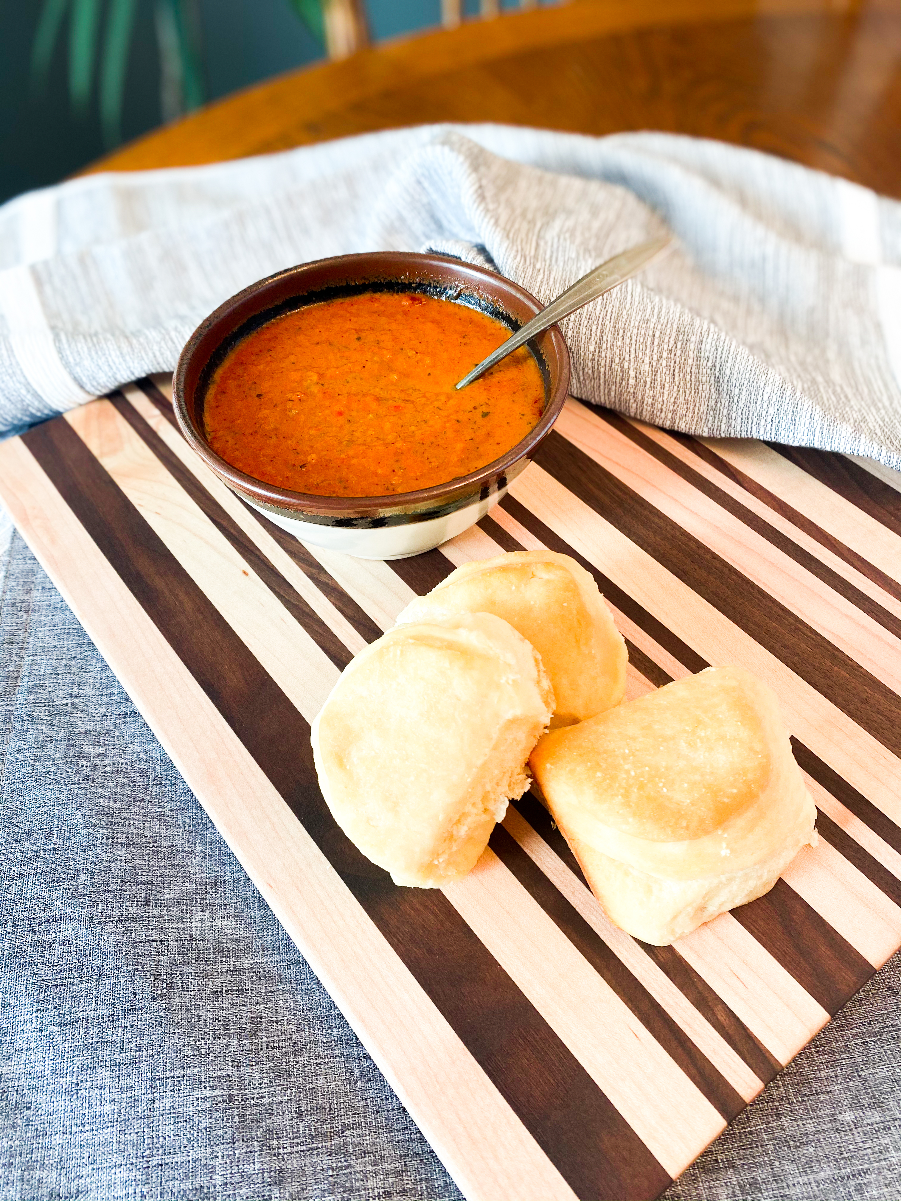 Roasted Red Pepper and Tomato Soup