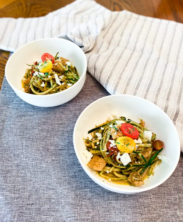 Lemon Pesto Zoodles